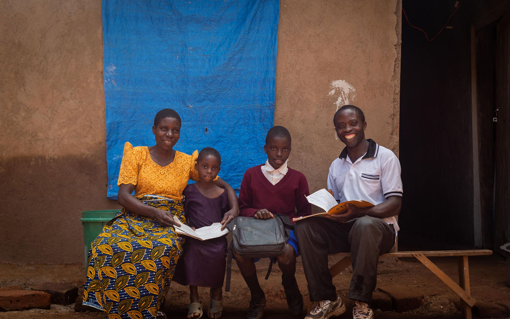 Smallholder farming family