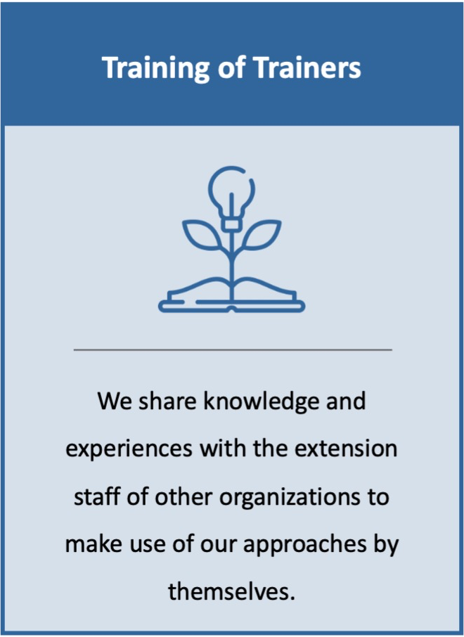 ToT Training of Trainers approach